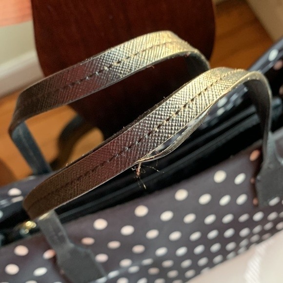 Kate Spade Black and White Polka Dot Bag - Picture 5 of 9